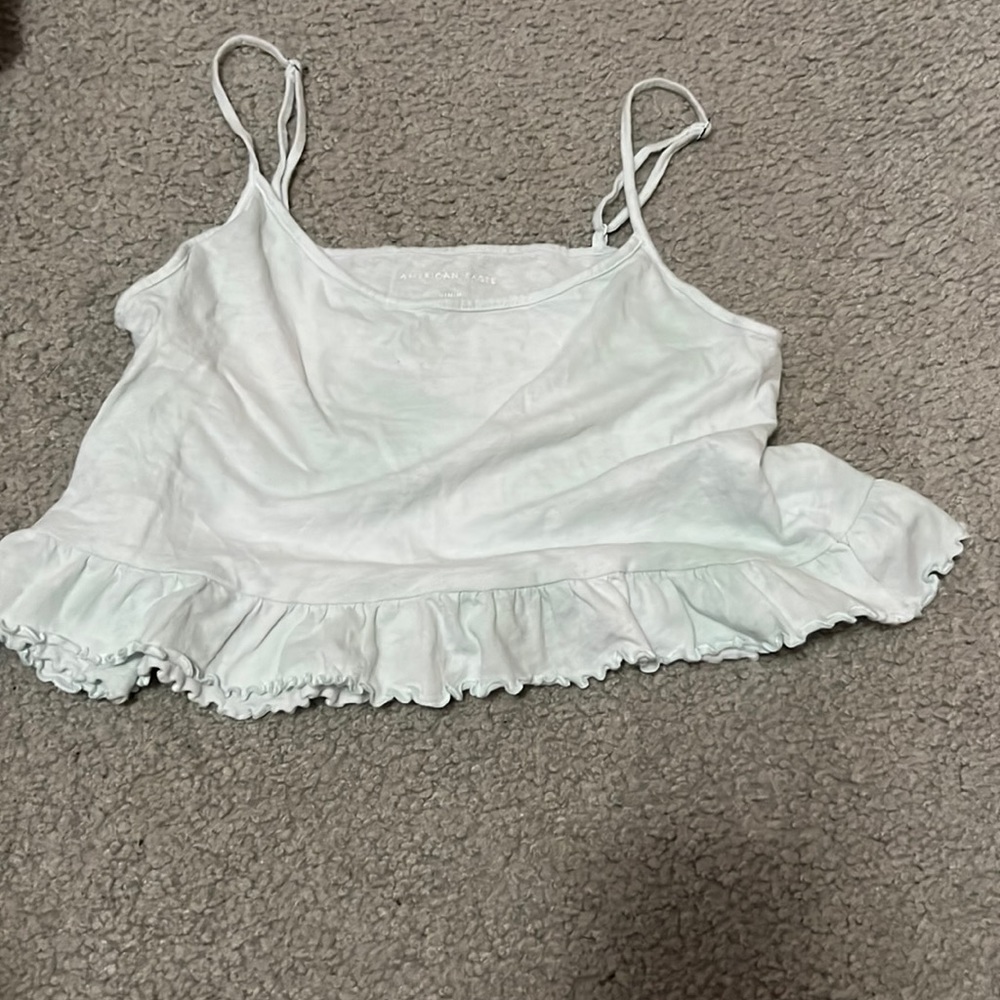 American eagle Light blue crop tank top medium